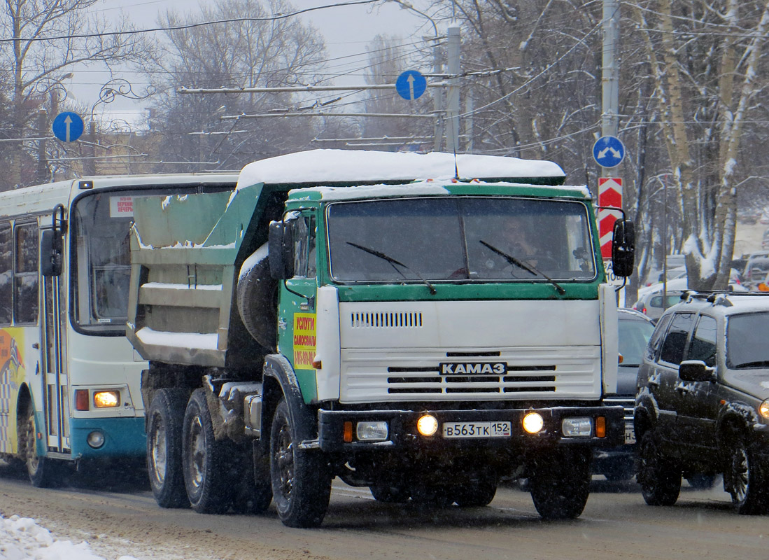 Нижегородская область, № В 563 ТК 152 — КамАЗ-55111 [551110]