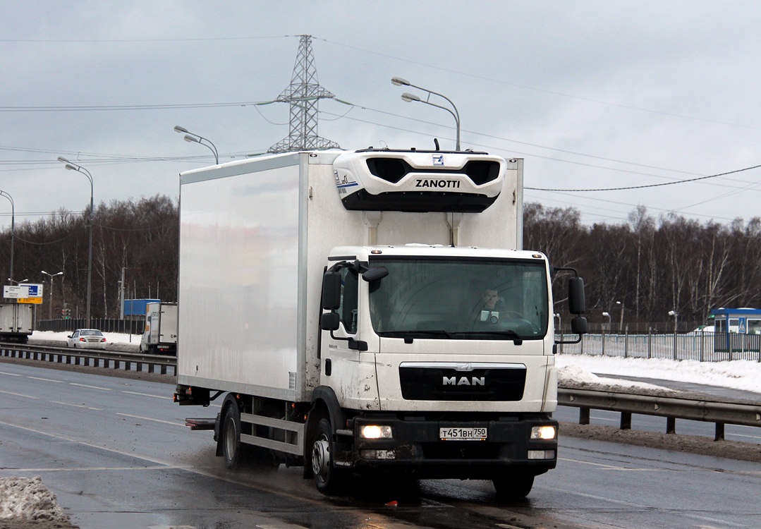 Московская область, № Т 451 ВН 750 — MAN TGM (общая модель)