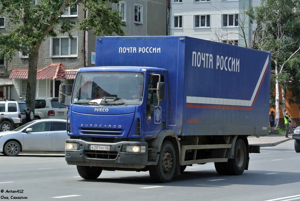 Сахалинская область, № К 281 МУ 65 — IVECO EuroCargo ('2002)