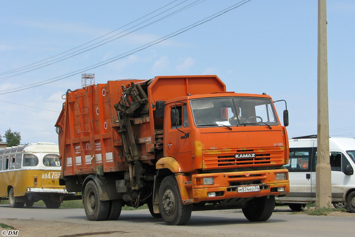 Астраханская область, № М 574 КО 30 — КамАЗ-53605-15 [53605R]