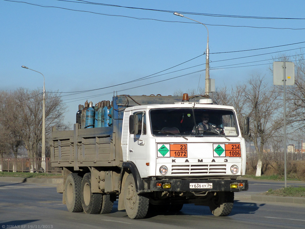 Волгоградская область, № У 636 ХУ 34 — КамАЗ-5320