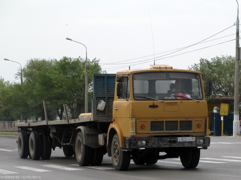 Волгоградская область, № С 822 УО 34 — МАЗ-54331