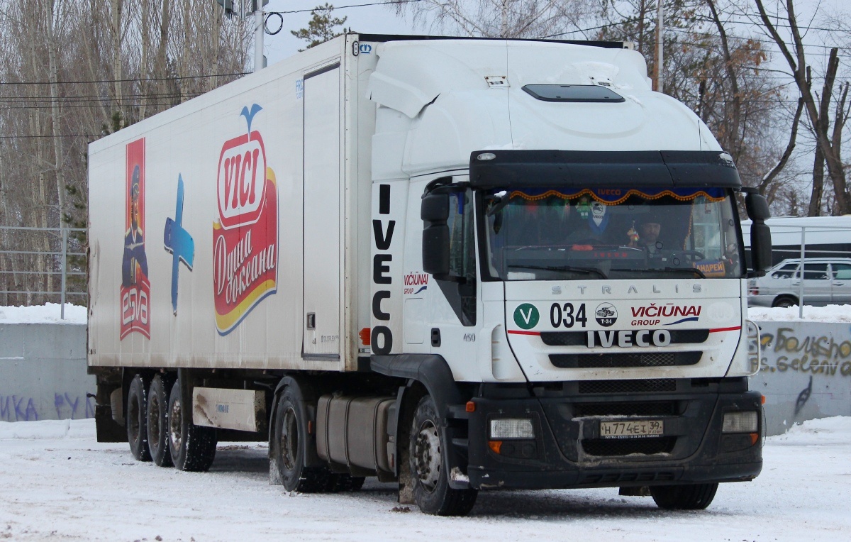 Калининградская область, № 034 — IVECO Stralis ('2007) 450