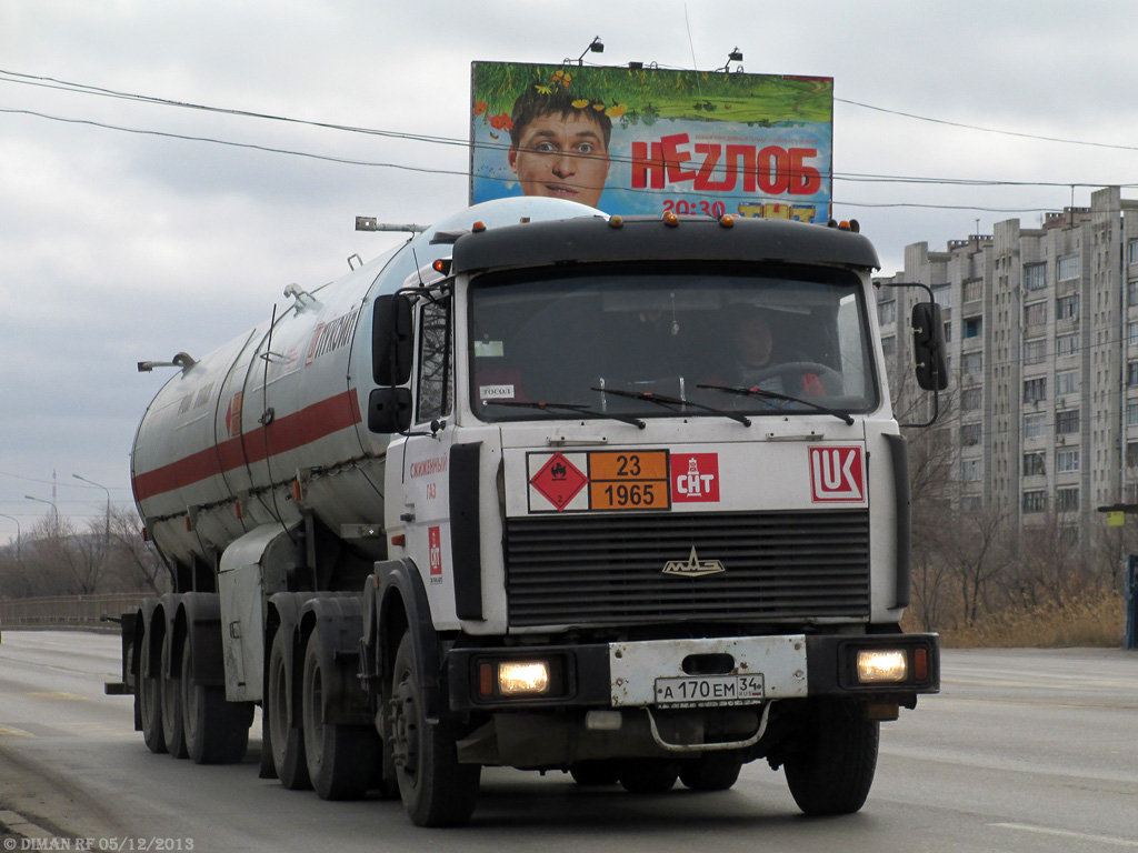 Волгоградская область, № А 170 ЕМ 34 — МАЗ-642205