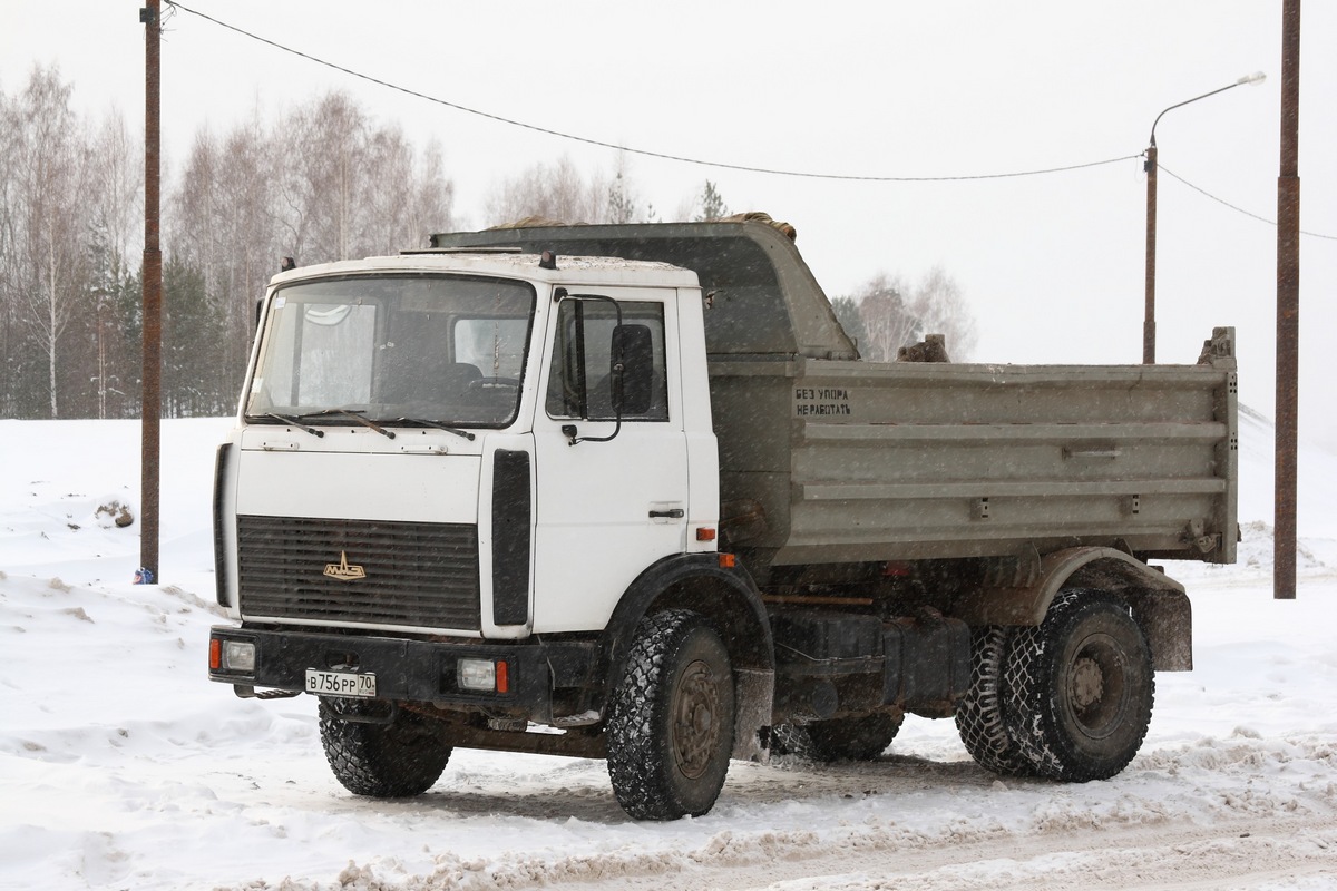 Томская область, № В 756 РР 70 — МАЗ-555102