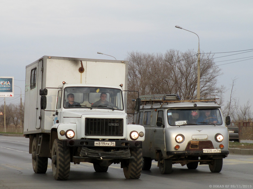 Волгоградская область, № М 819 РК 34 — ГАЗ-3308 «Садко»