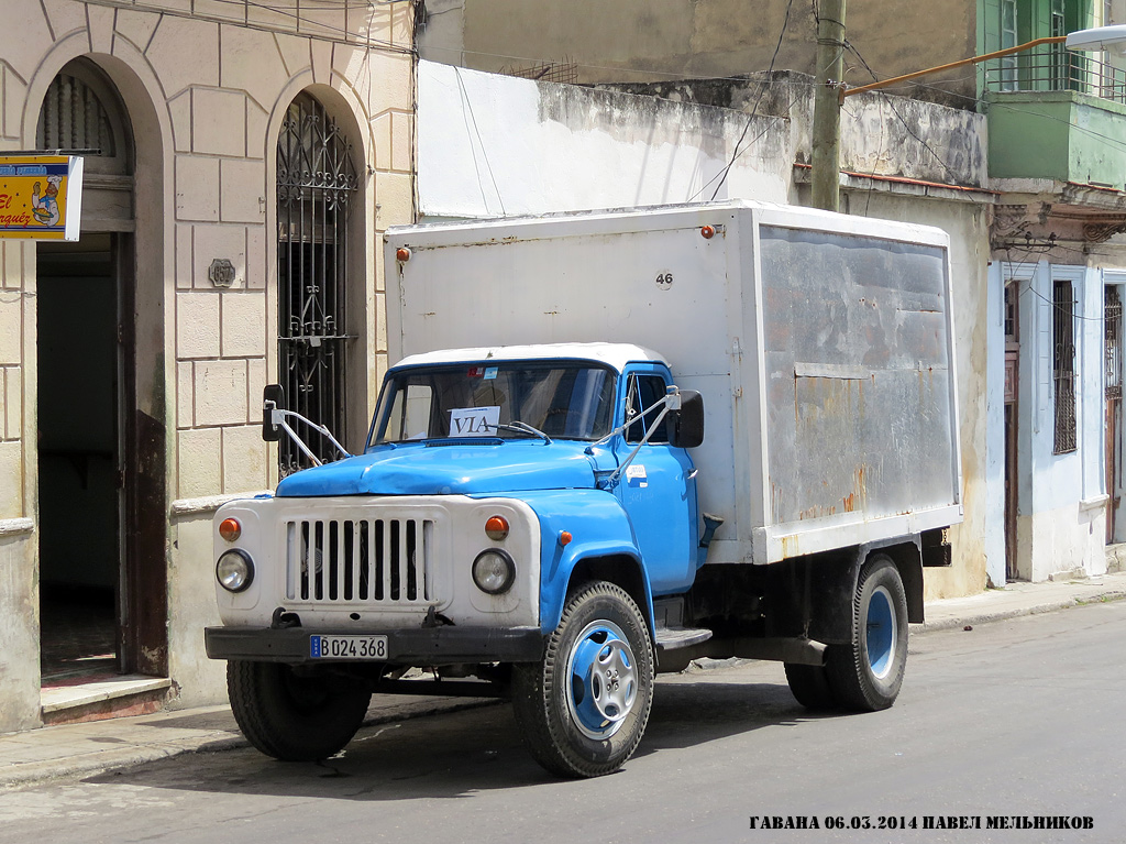 Куба, № B 024 368 — ГАЗ-53-62