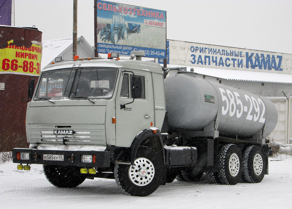 Бурятия, № М 585 КУ 03 — КамАЗ-53213