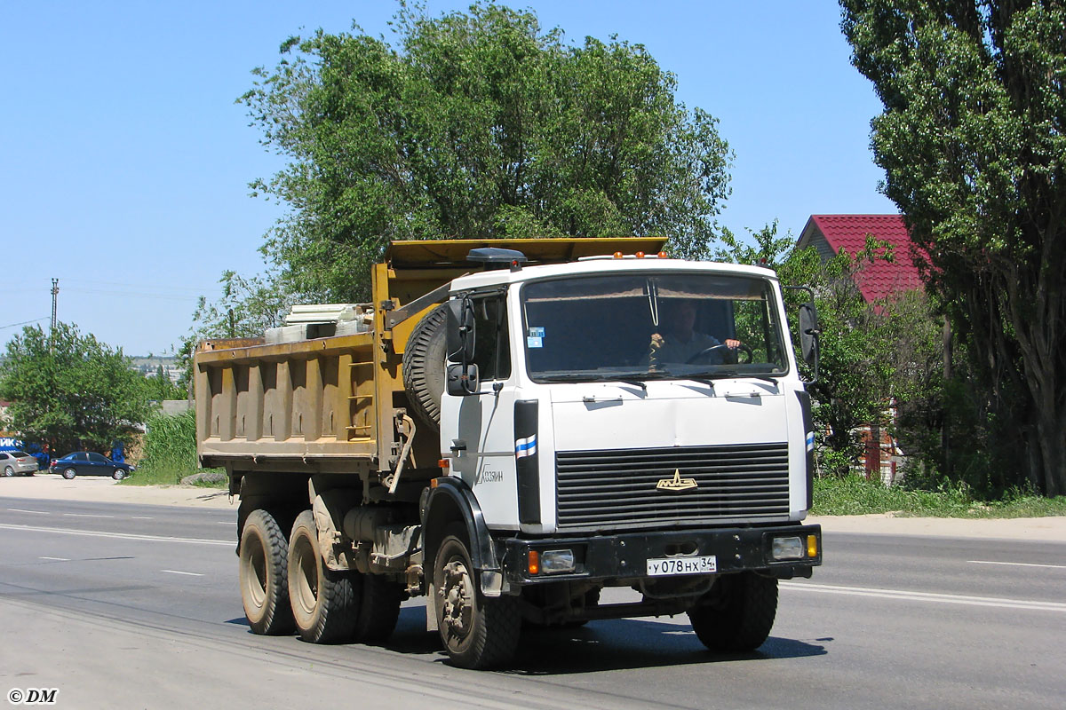 Волгоградская область, № У 078 НХ 34 — МАЗ-551605