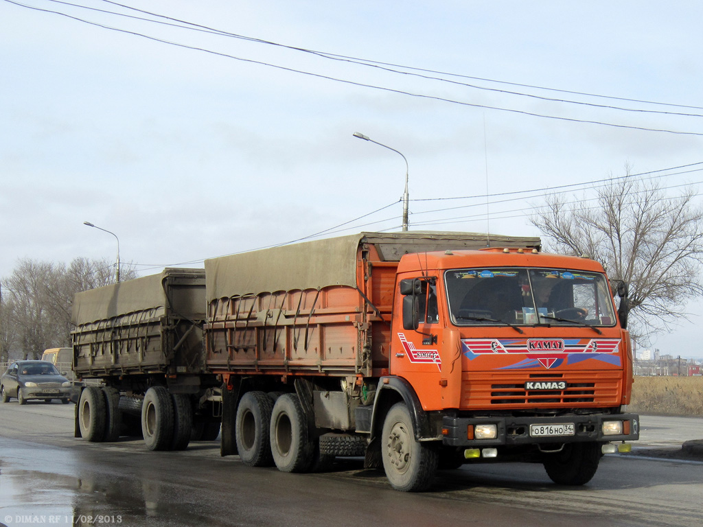 Волгоградская область, № О 816 НО 34 — КамАЗ-53215-13 [53215N]