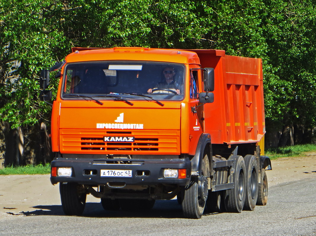 Кировская область, № А 176 ОС 43 — КамАЗ-65115-D3