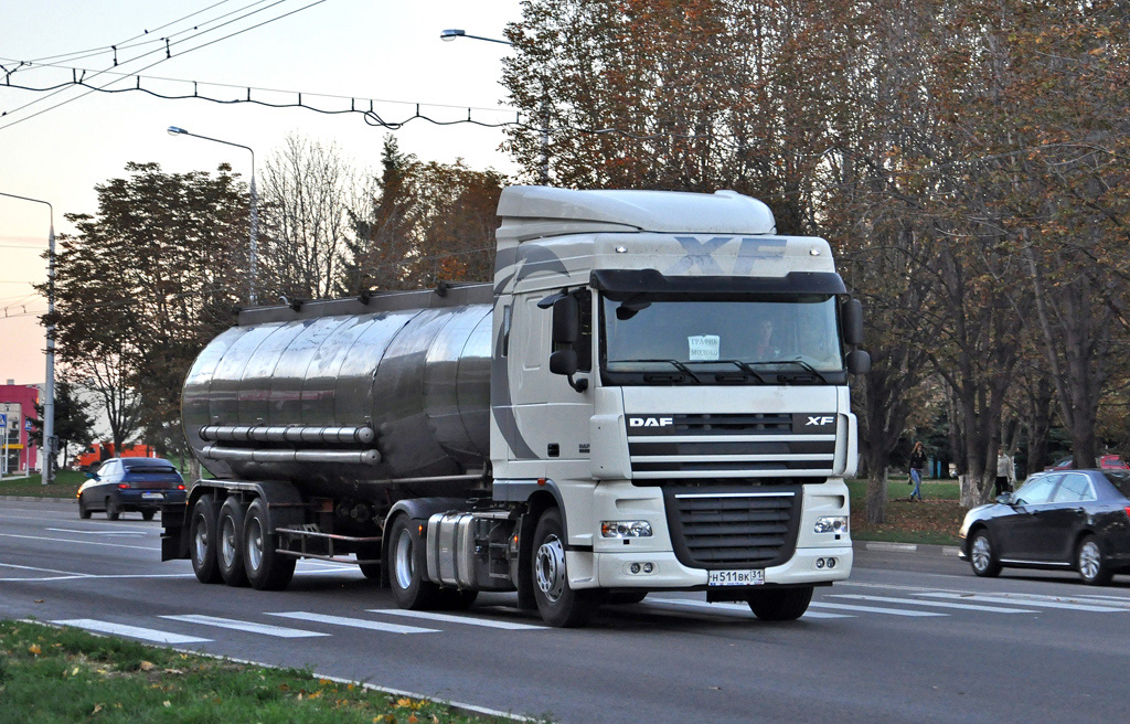 Белгородская область, № Н 511 ВК 31 — DAF XF105 FT