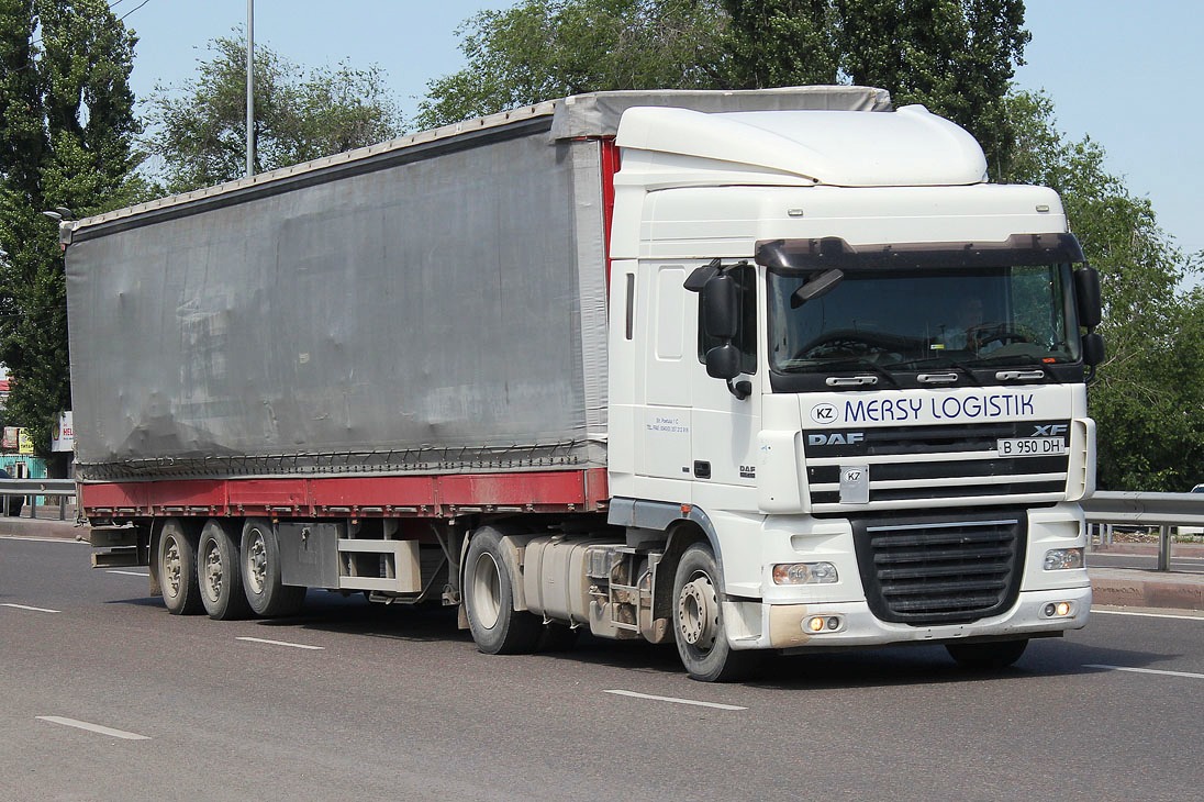 Алматинская область, № B 950 DH — DAF XF105 FT