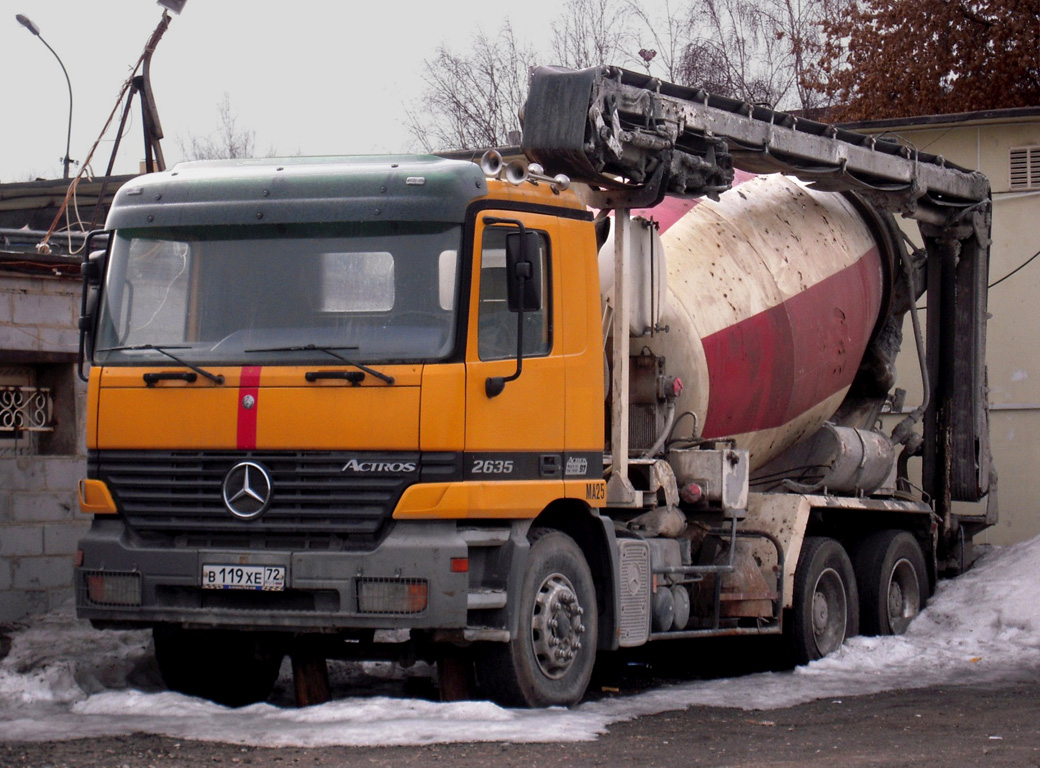 Тюменская область, № В 119 ХЕ 72 — Mercedes-Benz Actros ('1997) 2635