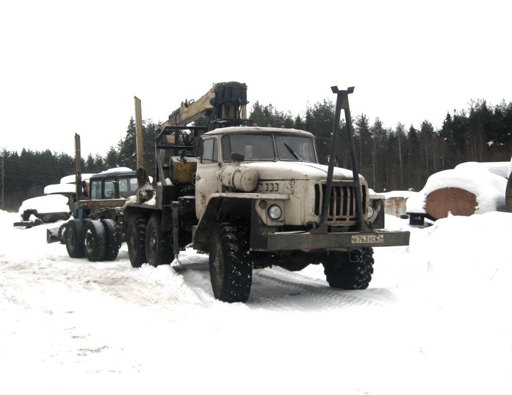 Костромская область, № Н 763 УС 44 — Урал-4320 (общая модель)