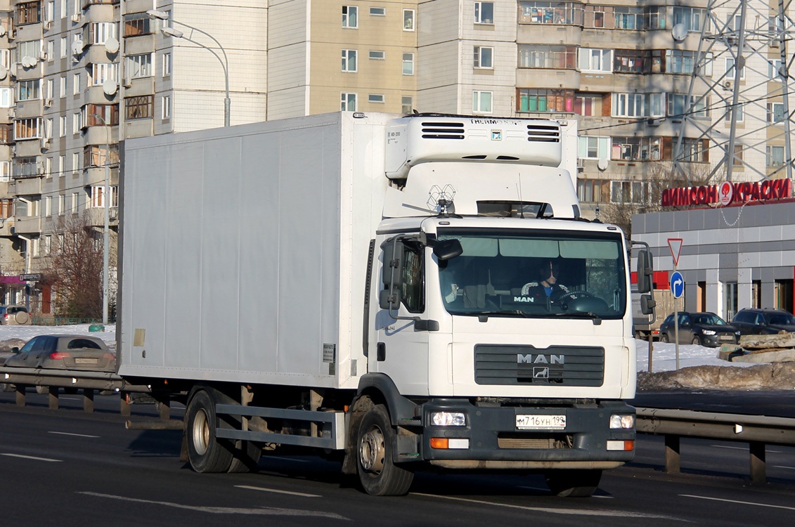 Москва, № М 716 УН 199 — MAN TGM (общая модель)