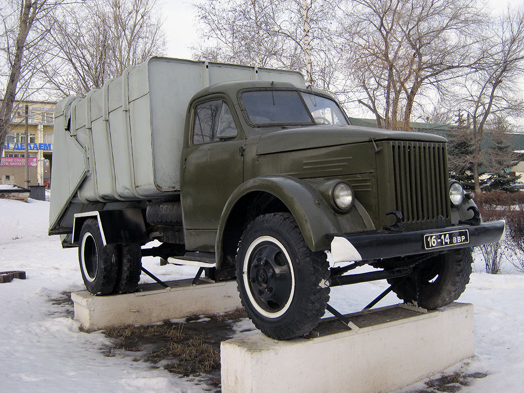 Воронежская область, № 16-14 ВВР — ГАЗ-51А; Воронежская область — Автомобили на постаментах; Техника на постаментах, памятники (Воронежская область)