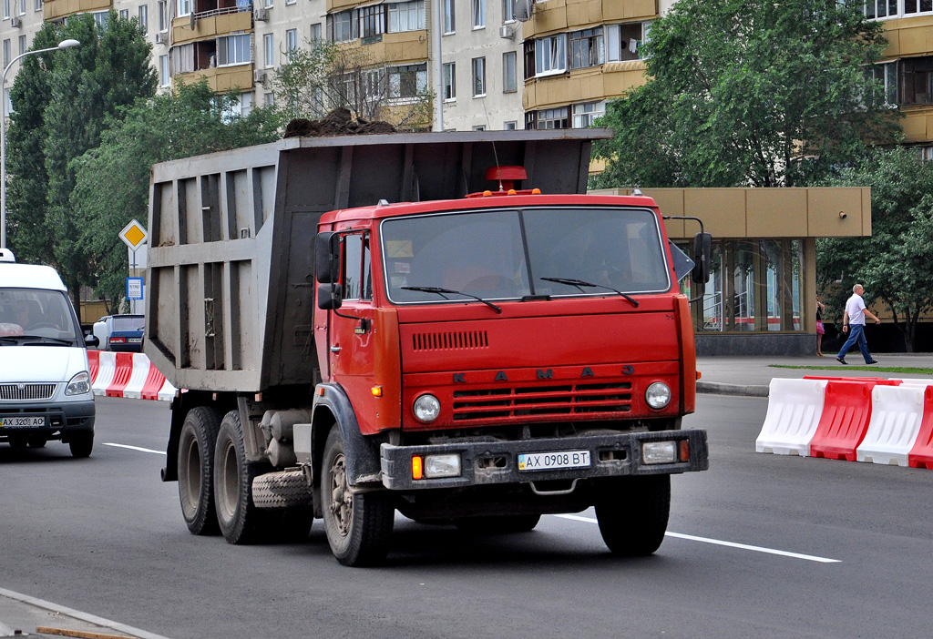 Харьковская область, № АХ 0908 ВТ — КамАЗ-55111 (общая модель)