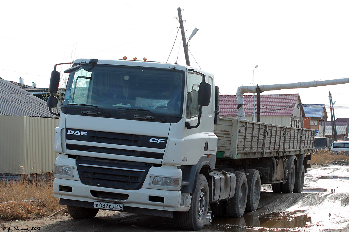 Саха (Якутия), № К 082 ЕХ 14 — DAF CF85 FTT