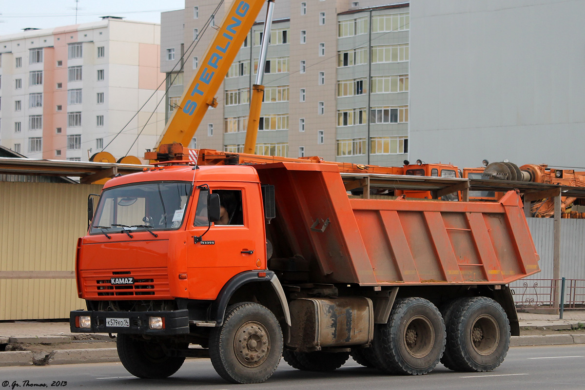 Саха (Якутия), № К 579 КО 14 — КамАЗ-65115 (общая модель)