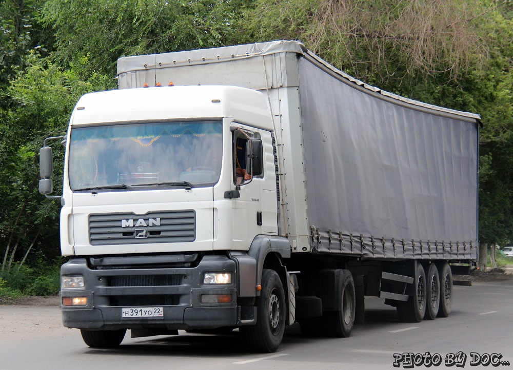 Алтайский край, № Н 391 УО 22 — MAN TGA 18.410