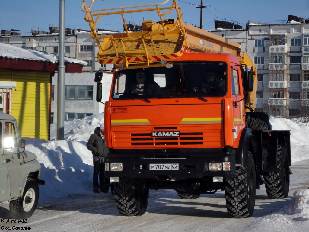 Сахалинская область, № М 707 МА 65 — КамАЗ-4326-15 [43260R]