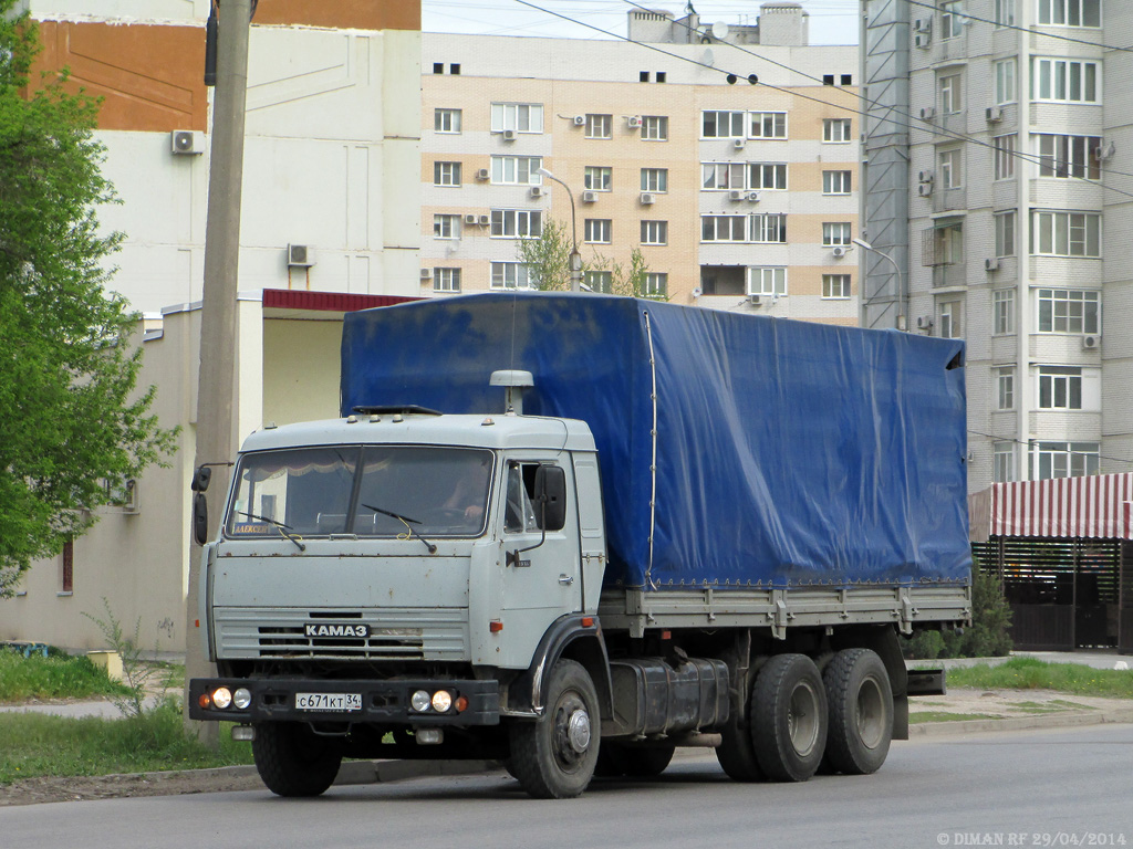 Волгоградская область, № С 671 КТ 34 — КамАЗ-53215-13 [53215N]