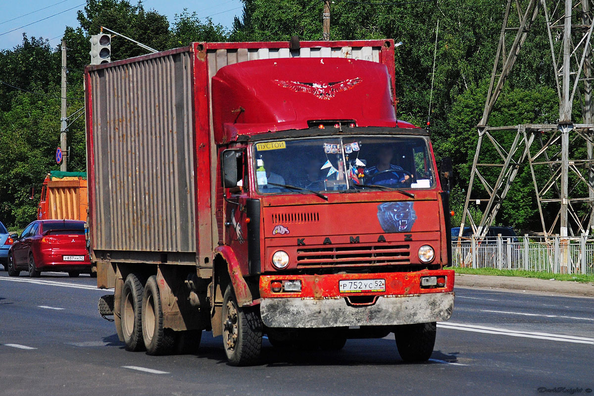 Нижегородская область, № Р 752 УС 52 — КамАЗ-53212