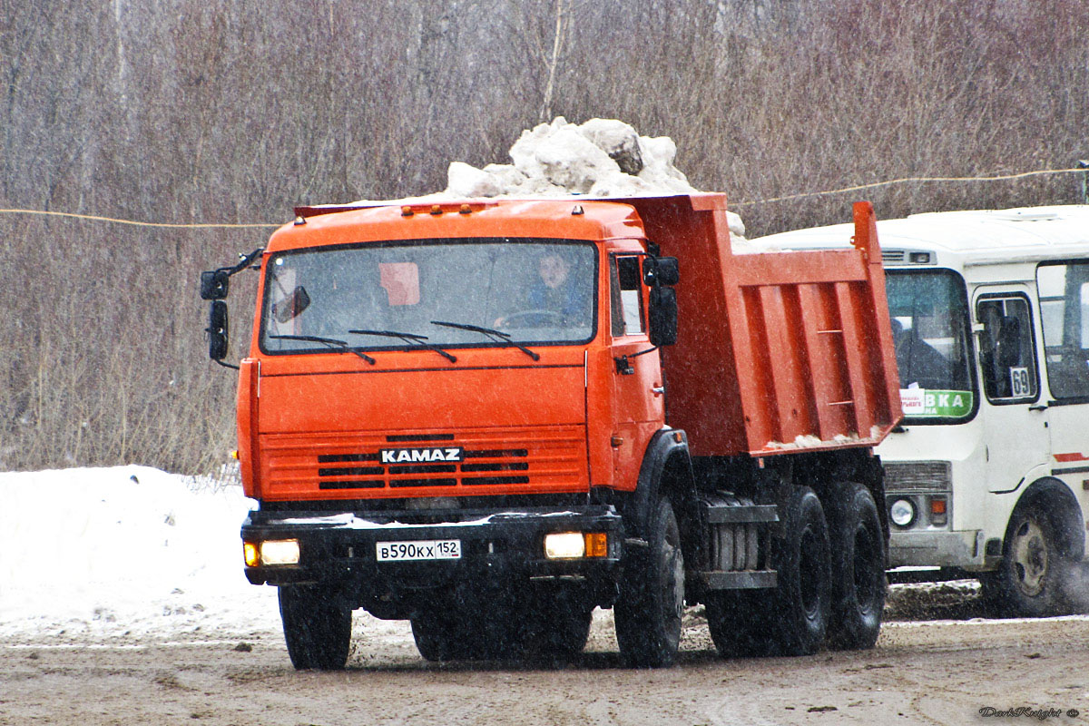 Нижегородская область, № В 590 КХ 152 — КамАЗ-65115-62