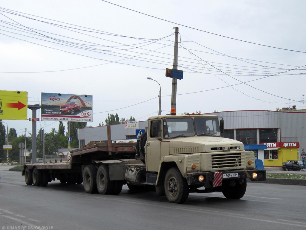 Волгоградская область, № С 309 АТ 34 — КрАЗ-65101