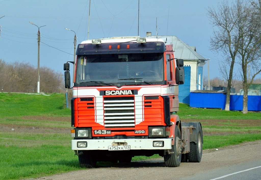 Краснодарский край, № А 752 КА 123 — Scania (II) R143M