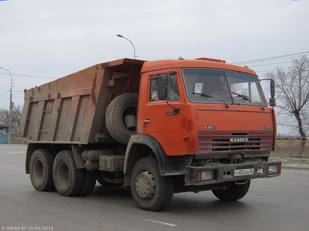 Волгоградская область, № С 452 АХ 34 — КамАЗ-65115 [651150]