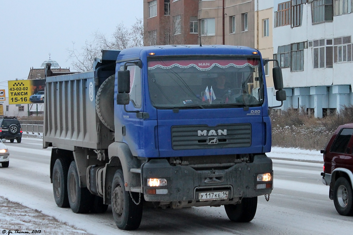 Саха (Якутия), № У 117 КЕ 14 — MAN TGA 33.350