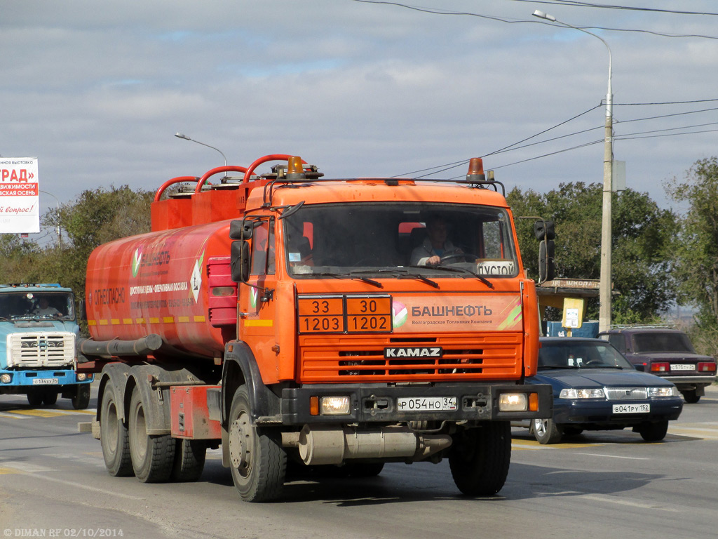 Волгоградская область, № Р 054 НО 34 — КамАЗ-65115-62