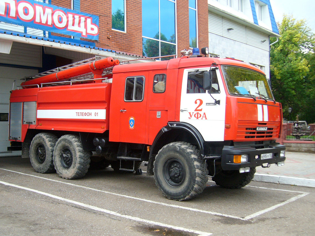 Башкортостан, № В 595 УУ 102 — КамАЗ-43118-15 [43118R]