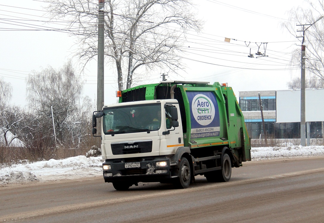 Смоленская область, № У 892 НО 67 — MAN TGM 18.250