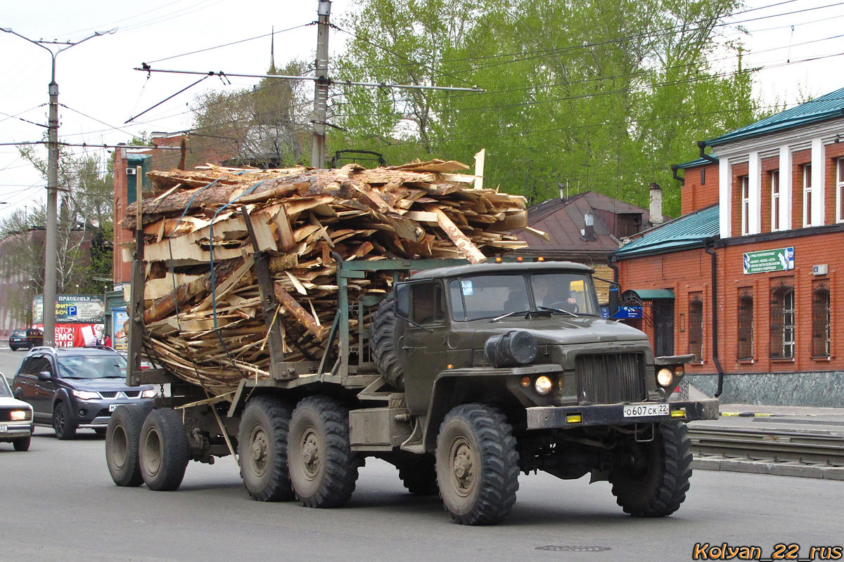 Алтайский край, № О 607 СК 22 — Урал-375 (общая модель)