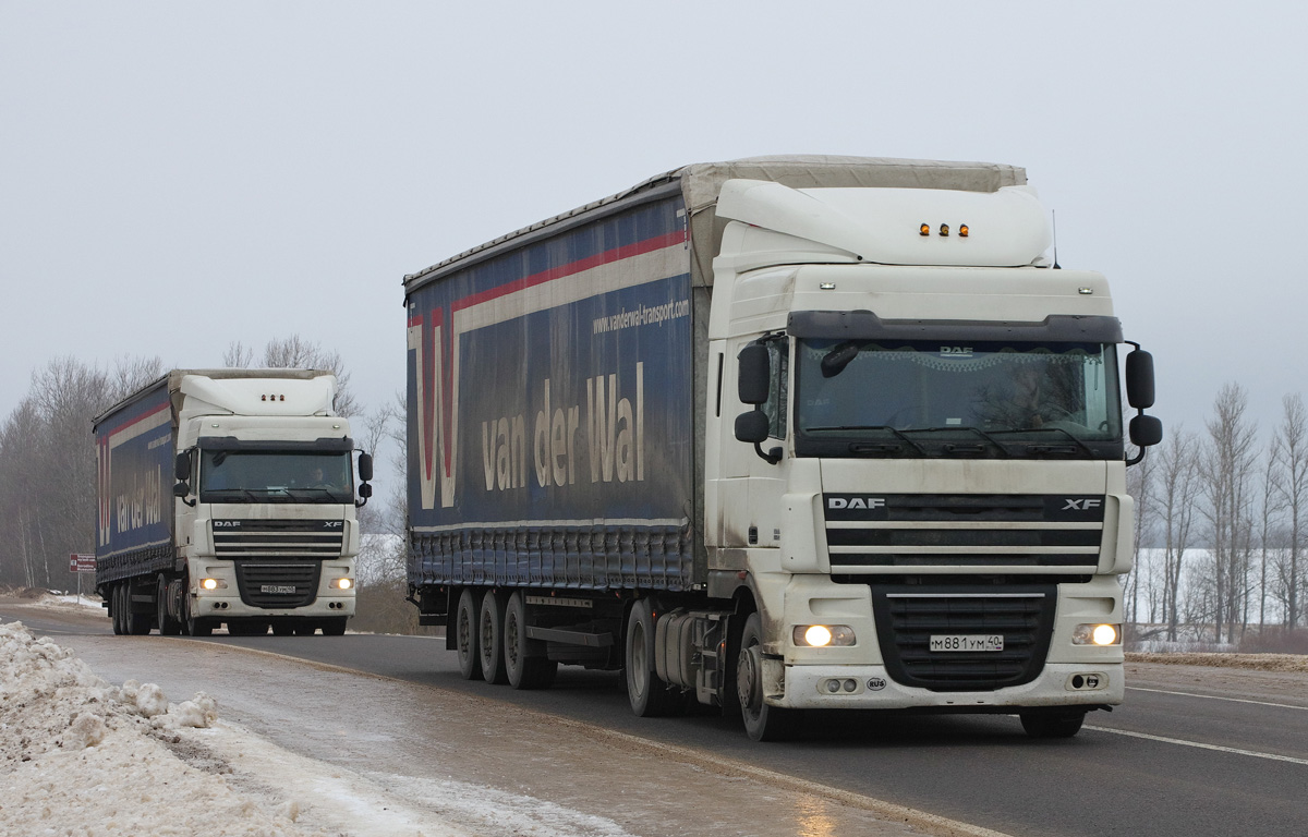 Калужская область, № М 881 УМ 40 — DAF XF105 FT