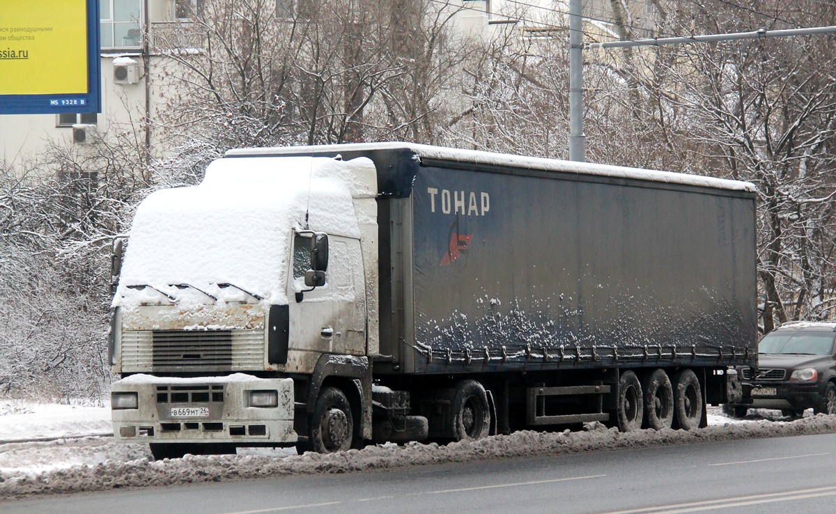 Ставропольский край, № Е 669 МТ 26 — МАЗ-5440 (общая модель)