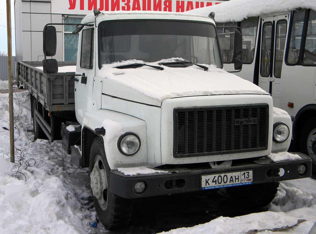 Мордовия, № К 400 АН 13 — ГАЗ-3309