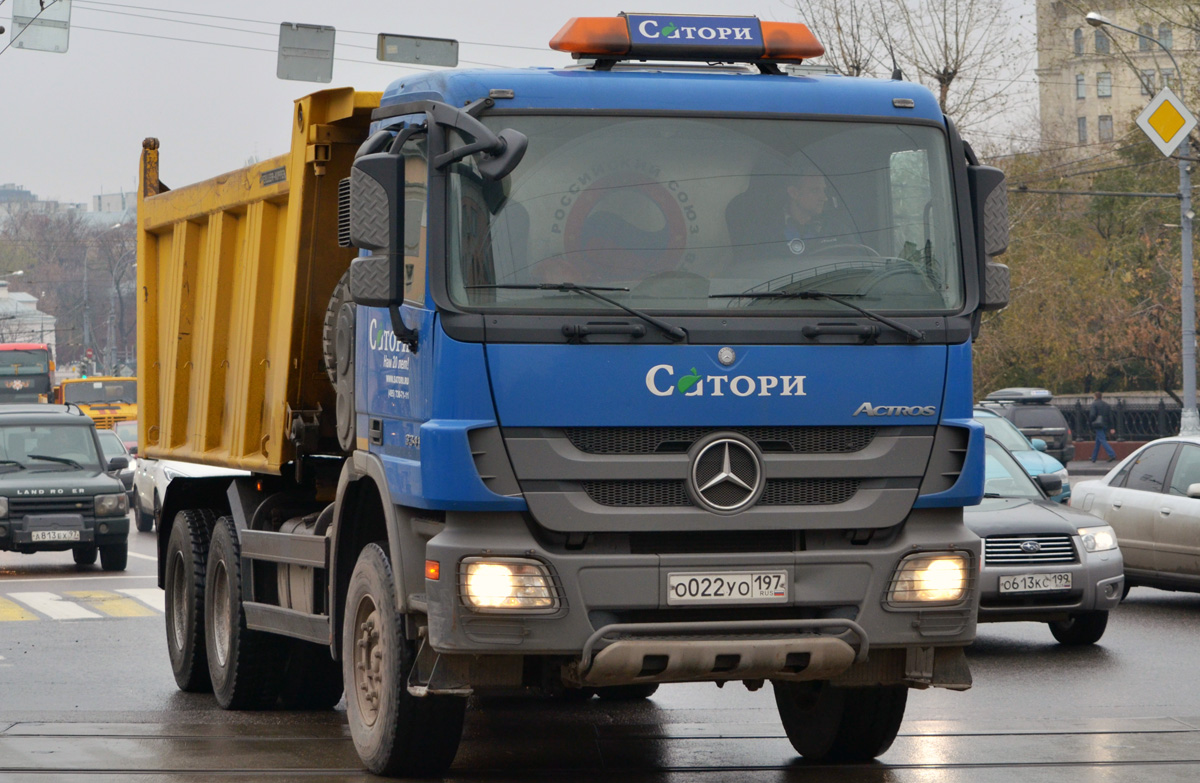 Москва, № О 022 УО 197 — Mercedes-Benz Actros '09 3341 [Z9M]