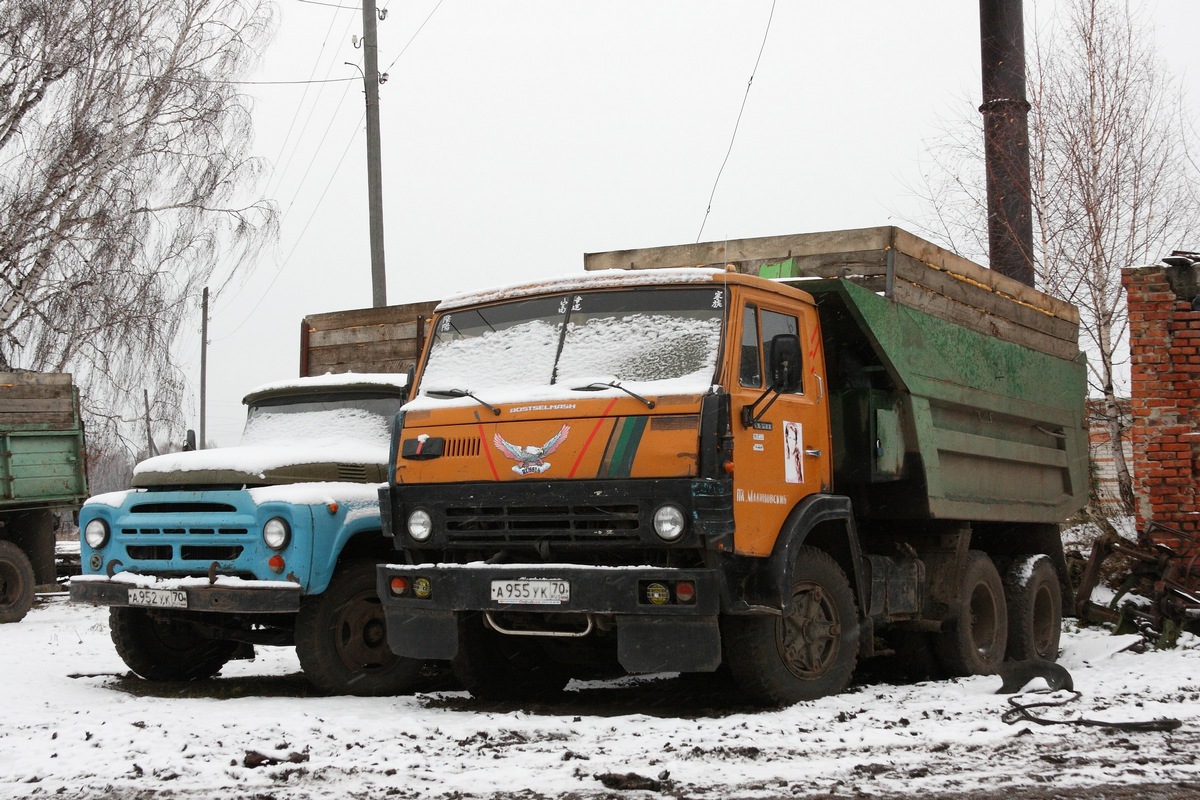 Томская область, № А 955 УК 70 — КамАЗ-55111 [551110]