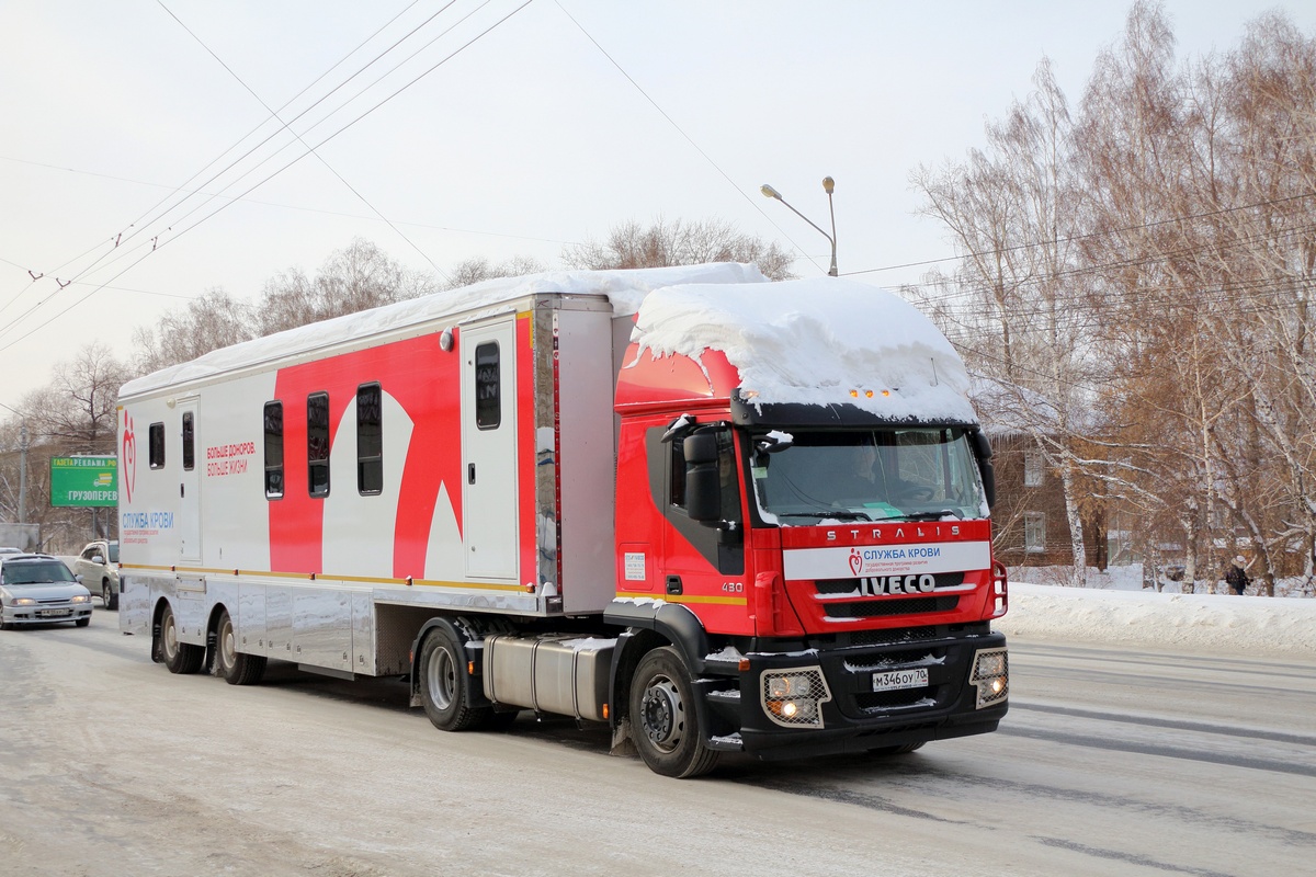 Томская область, № М 346 ОУ 70 — IVECO Stralis ('2007) 430