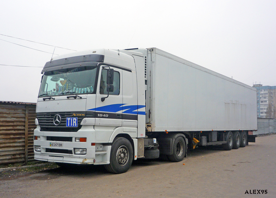 Днепропетровская область, № АЕ 2471 ВМ — Mercedes-Benz Actros ('1997) 1840