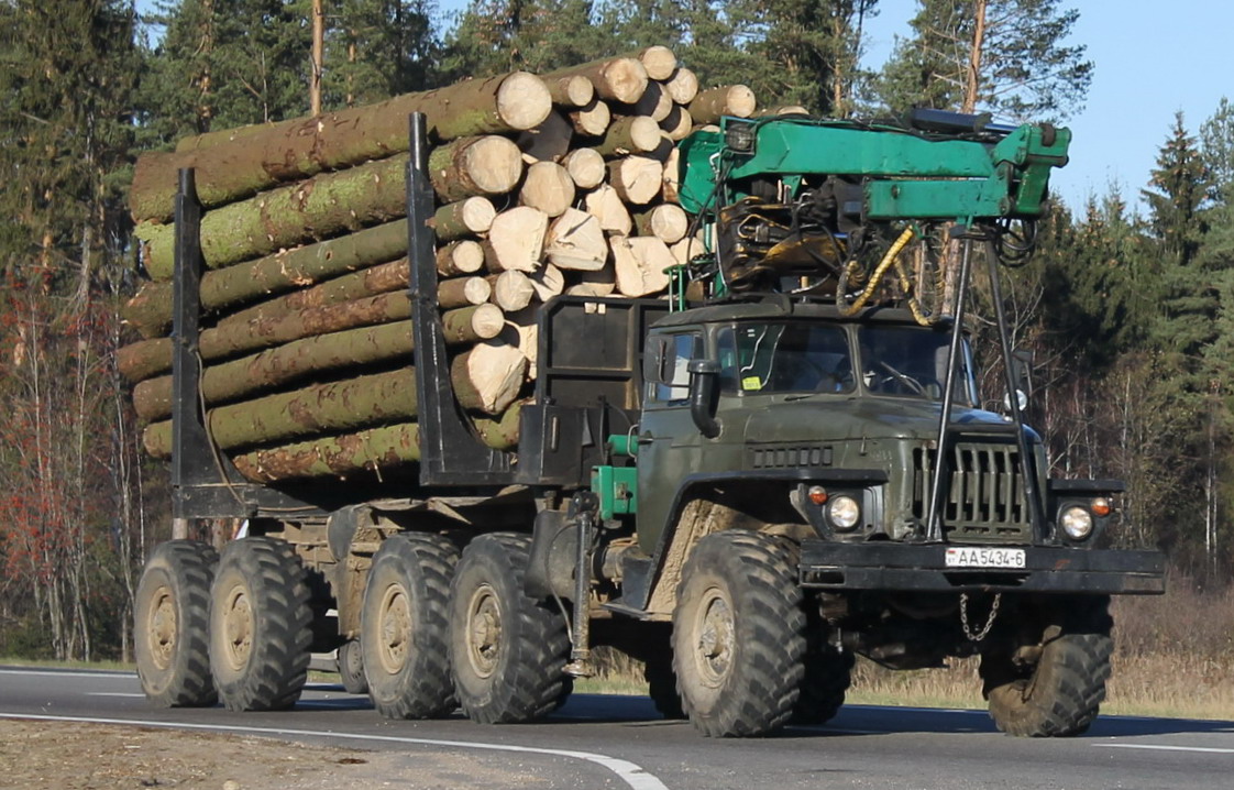 Могилёвская область, № АА 5434-6 — Урал-4320 (общая модель)