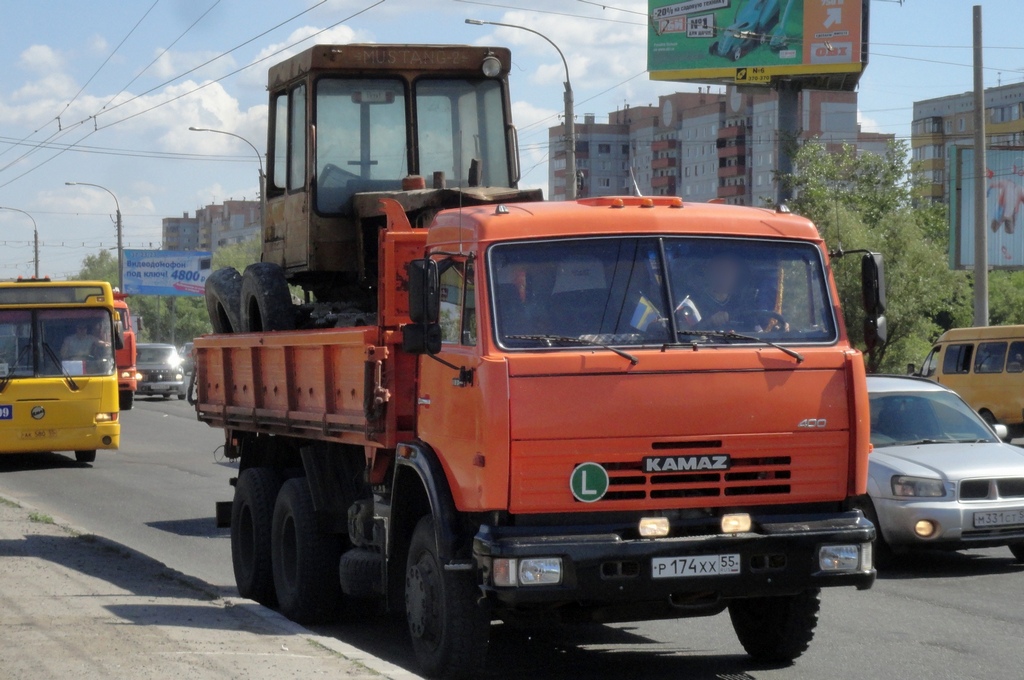 Омская область, № Р 174 ХХ 55 — КамАЗ-53215-15 [53215R]