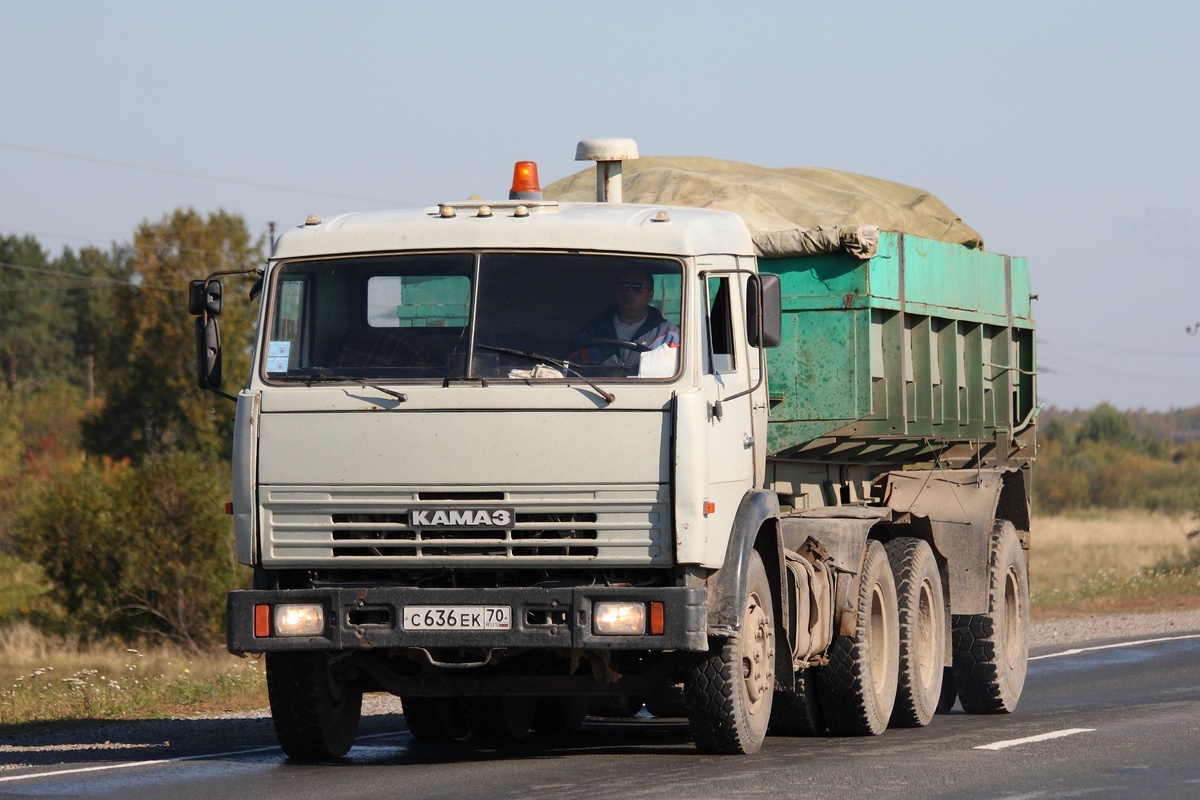 Томская область, № С 636 ЕК 70 — КамАЗ-54115 (общая модель)