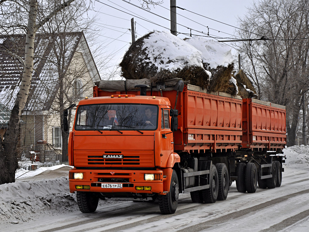 Алтайский край, № Е 676 ТР 22 — КамАЗ-6520-60