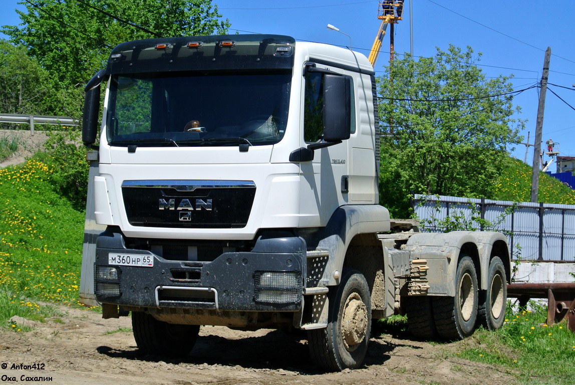 Сахалинская область, № М 360 НР 65 — MAN TGS ('2007) 33.480