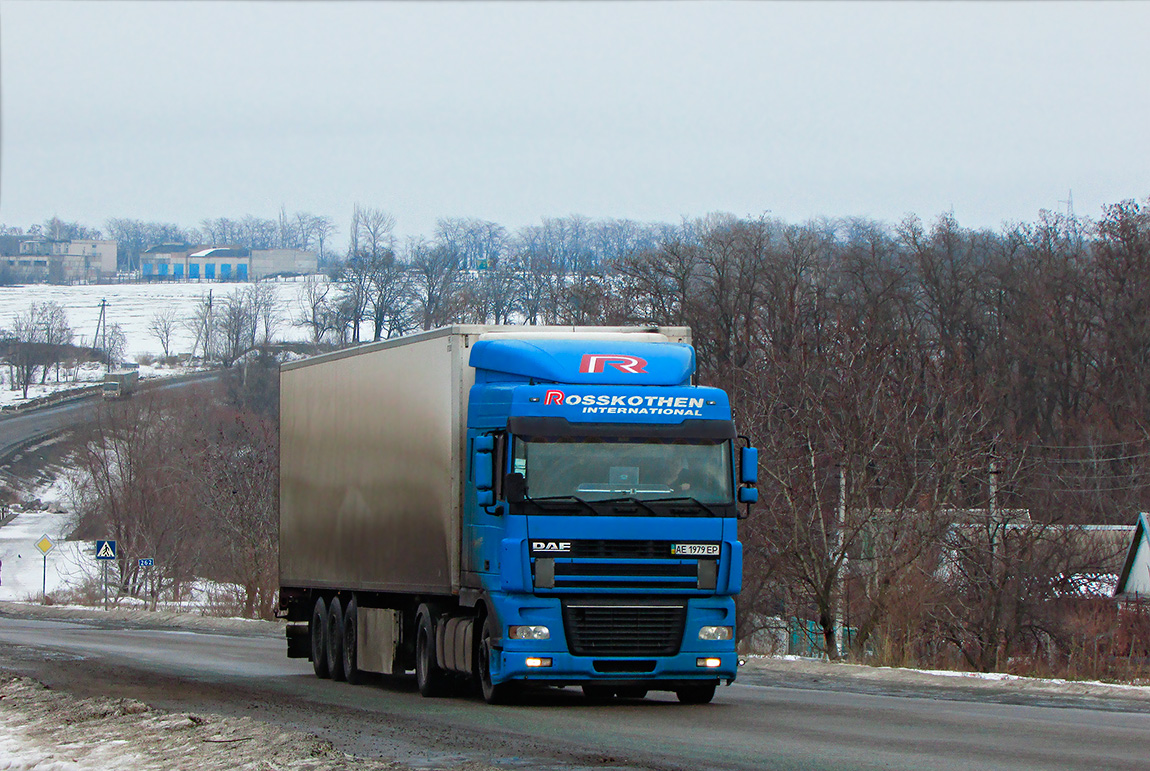 Днепропетровская область, № АЕ 1979 ЕР — DAF XF95 FT